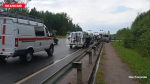 Столкновение скорой помощи и микроавтобуса в Пскове