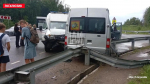 Столкновение скорой помощи и микроавтобуса в Пскове