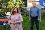Во дворе дома №32/12 на улице Гражданской в Великих Луках состоялся праздник микрорайона