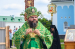 Слово митрополита Псковского и Порховского Матфея на освящении закладного камня колокольни Никандровой пустыни