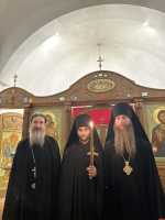 Епископ Варнава совершил монашеский постриг в строящейся обители в деревне Вехно