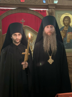 Епископ Варнава совершил монашеский постриг в строящейся обители в деревне Вехно