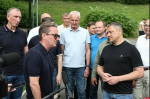 Ко Дню строителя в центральном парке Пскова высадили липы