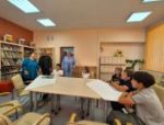 Губернатор Михаил Ведерников ознакомился с работой обновлённой библиотеки в Плюссе