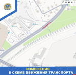 Однополосное движение ввели под виадуком на улице Речной в Пскове до середины октября