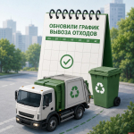 Новую контейнерную площадку для ТКО ввели в эксплуатацию в псковских Борисовичах