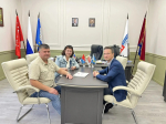 Организацию совместной работы Министерства образования региона и профсоюза обсудил Александр Сорокин на рабочей встрече                     