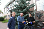 Фотофакт: Деревья спилили на улице Некрасова в Пскове в рамках ее реконструкции