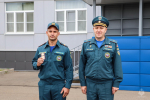 Торжественное построение, посвященное Дню Государственного флага Российской Федерации