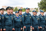 Торжественное построение, посвященное Дню Государственного флага Российской Федерации
