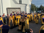Руководитель и сотрудники регионального следственного управления встретили мощи святителя Спиридона Тримифунтского в Пскове