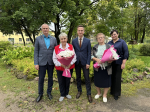 Министр образования Псковской области поздравил с 80-летием ветеранов педагогического труда Красногородской специальной коррекционной школы-интерната