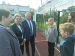 Благоустройство Центрального парка в Бежаницах оценила Вера Емельянова