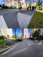 В Пскове отремонтировали проезд на улице Западной