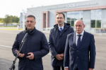 Владимиру Путину презентовали новый терминал прилета Псковского международного аэропорта «Княгиня Ольга»