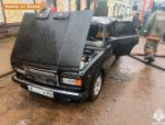 Автомобиль сгорел в Невеле из-за проблем с электрикой