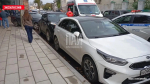 Lexus протаранил три автомобиля в Пскове