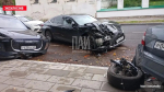 Lexus протаранил три автомобиля в Пскове