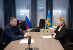 Ирина Иванова доложила Михаилу Ведерникову о новых образовательных программах Корпоративной академии Правительства области