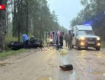 ВАЗ-2115 перевернулся в Пустошкинском районе, водитель погиб на месте