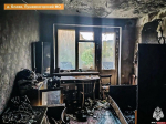 При пожаре в многоквартирном доме в Пушкиногорском округе погиб мужчина