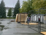 В Печорах начался монтаж площадки фестиваля монастырской кухни «Архондарик»