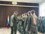 Учащимся псковской школы №2 присвоили звания курсантов-новобранецев центра «Воин»