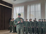 Учащимся псковской школы №2 присвоили звания курсантов-новобранецев центра «Воин»