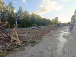Фотофакт: На Рижском проспекте в Пскове не осталось ни следа от ТК «Магеллан»