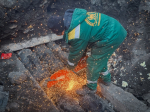 В Пскове на улице Труда не допустили крупную аварию на трубопроводе